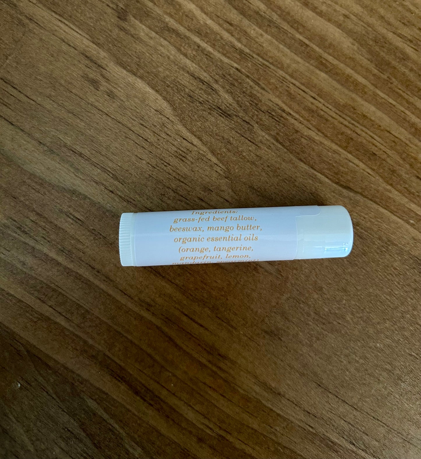 Citrus lip balm