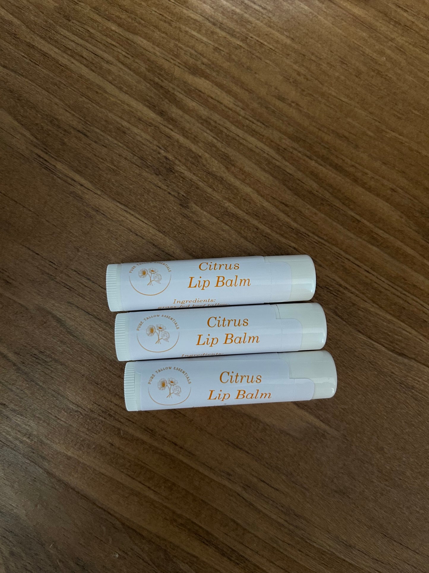 Citrus lip balm