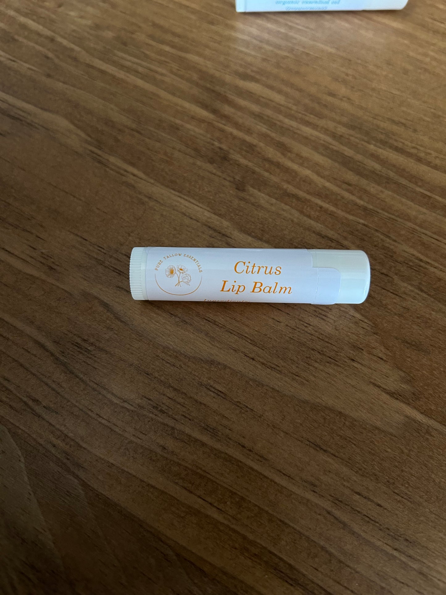 Citrus lip balm