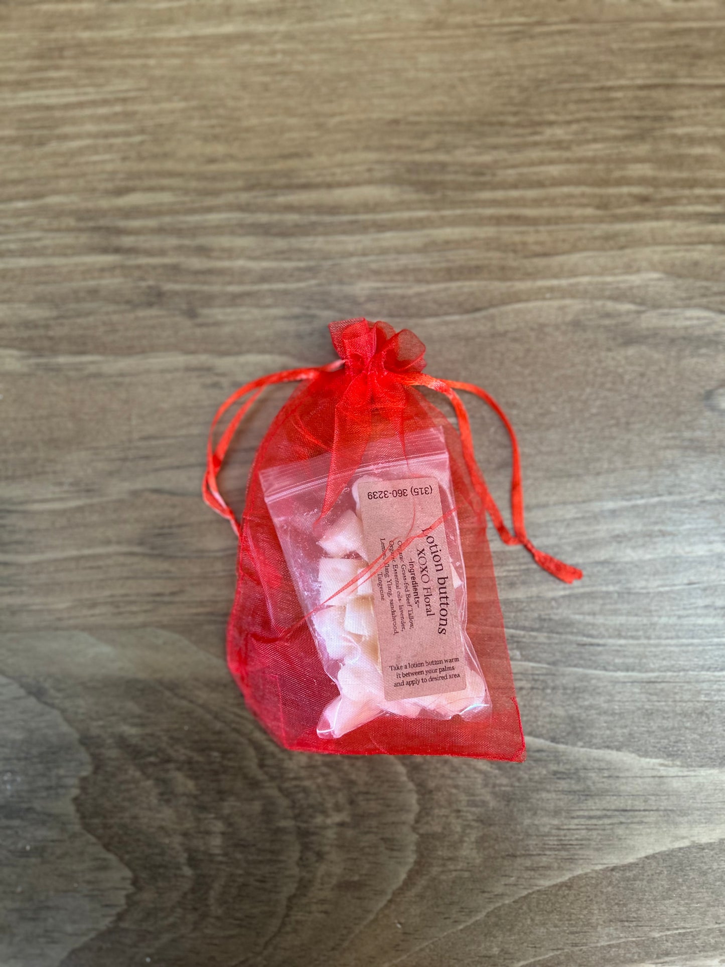 Lotion buttons (xoxo Floral)