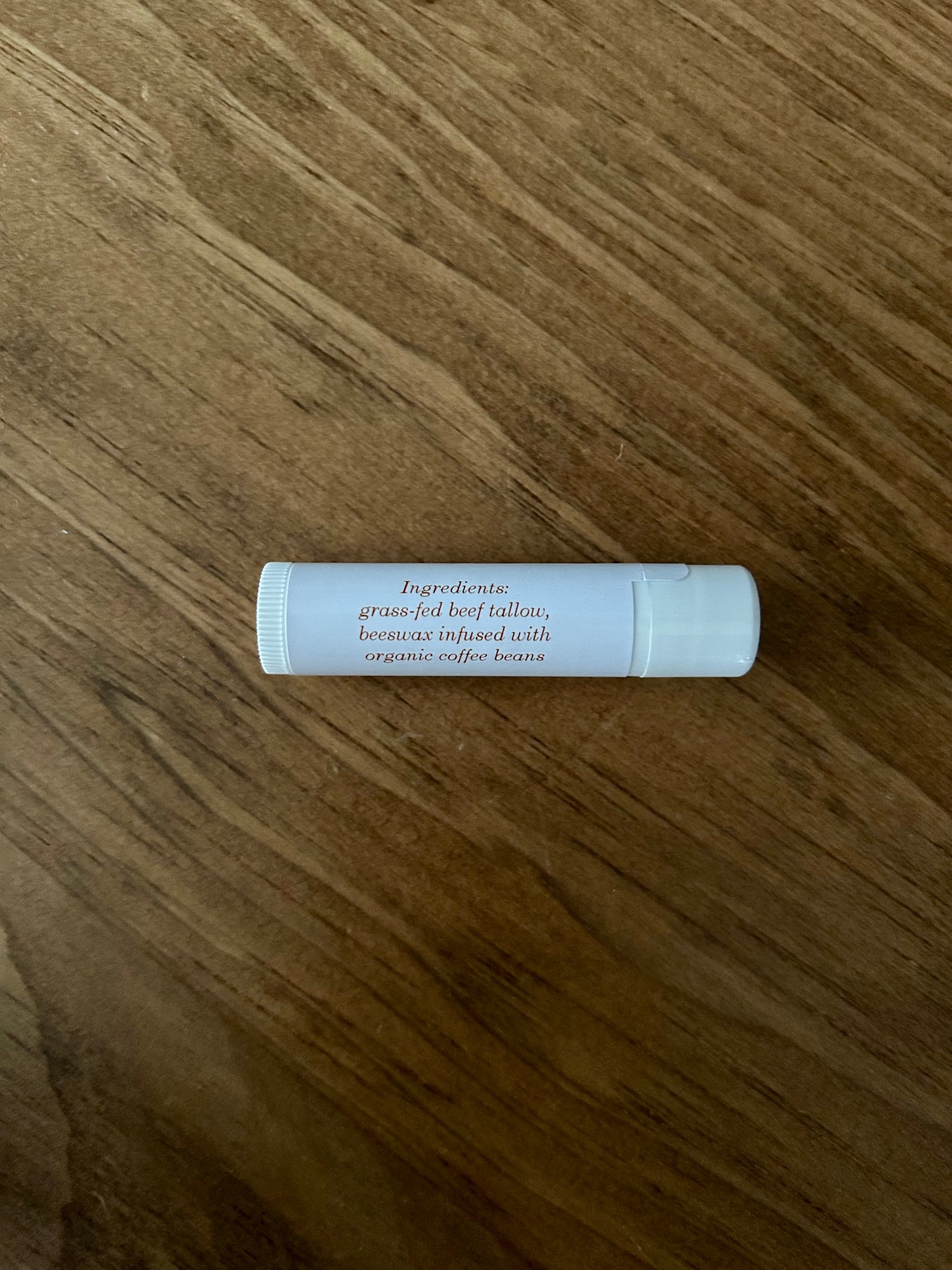 Espresso lip balm